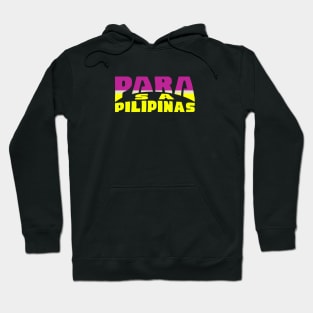 Para Sa Pilipinas Jeepney signage Hoodie